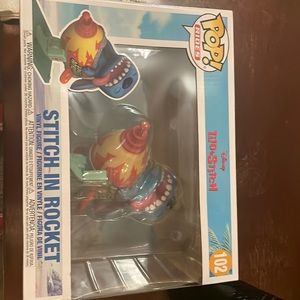 Stitch in Rocket Funko Pop
